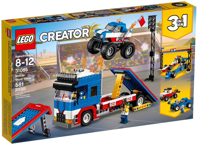 LEGO CREATOR 31085 Mobilní kaskadérské představení