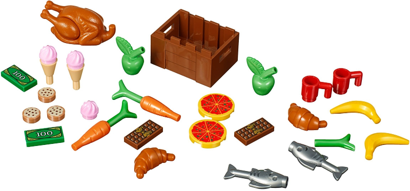 Lego xtra 40309 Doplňkové dílky Jídlo