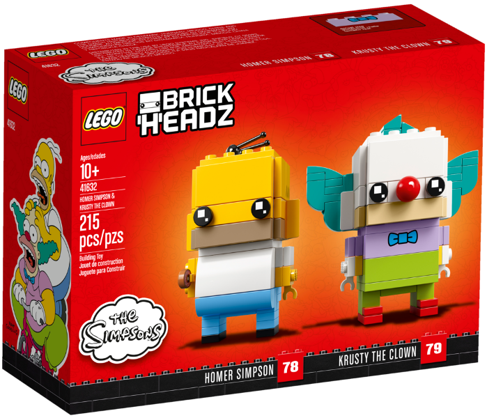 LEGO BrickHeadz 41632 Homer Simpson a Šáša Krusty