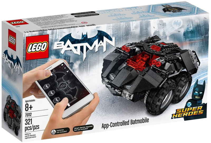 LEGO Super Heroes 76112 Batmobil ovládaný aplikací - poskládáno-není nové