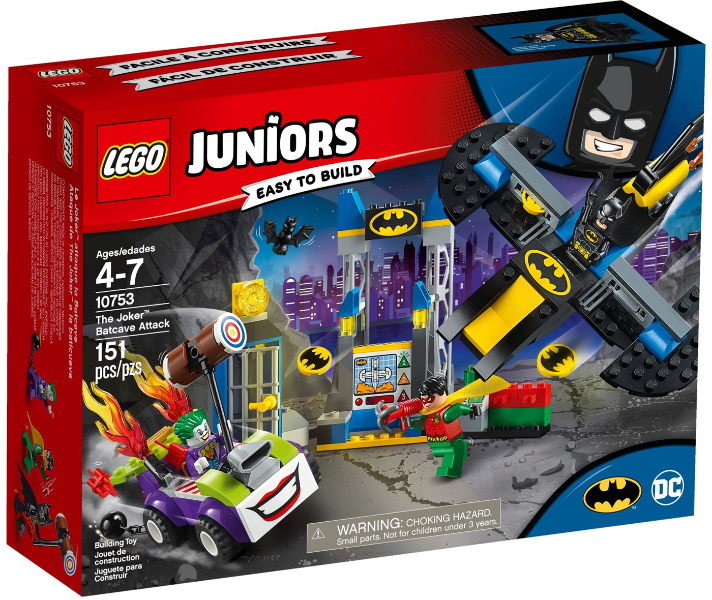 Lego Juniors 10753 Joker útočí na Batcave