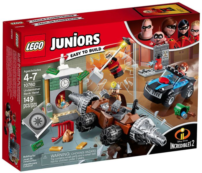 LEGO Juniors 10760 Bankovní loupež Podkopávače