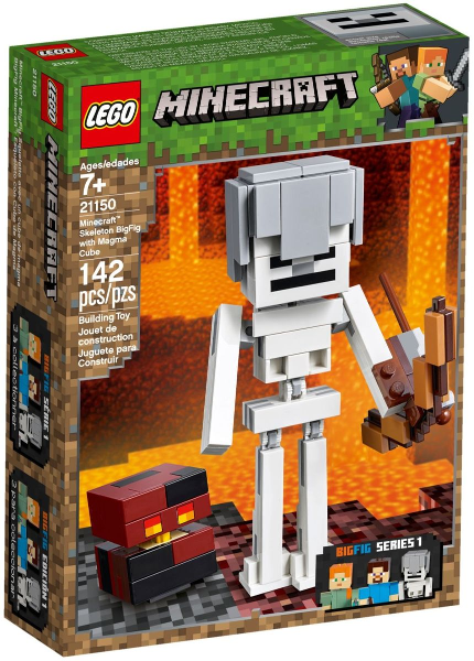 LEGO Minecraft 21150 velká figurka: Kostlivec s pekelným slizem