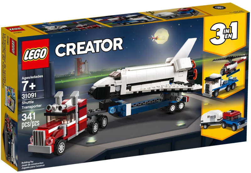 LEGO Creator 31091 Přeprava raketoplánu