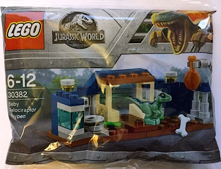 Lego Jurassic World 30382 Ohrádka s mládětem Velociraptora