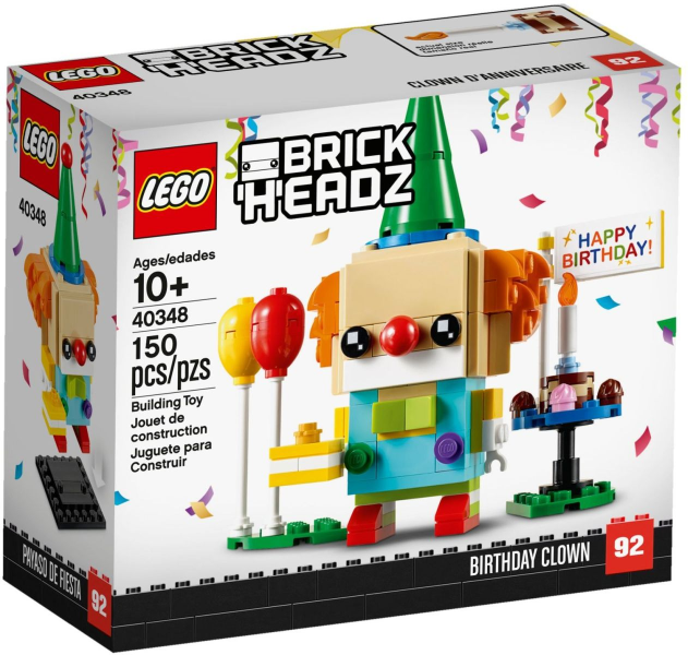 LEGO BrickHeadz 40348 Narozeninový klaun