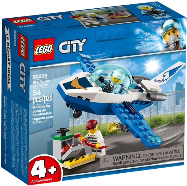 LEGO CITY 60206 Hlídka Letecké policie