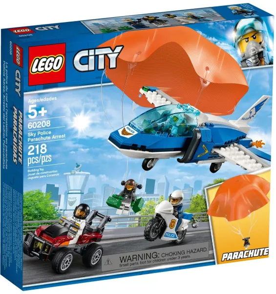 LEGO® CITY 60208 Zatčení zloděje s padákem