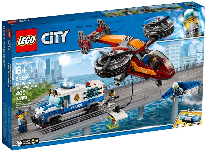 LEGO CITY 60209 Letecká policie a loupež diamantu
