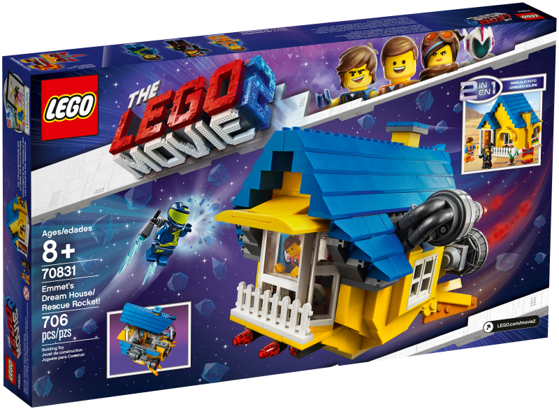 LEGO Movie 70831 Emmetův vysněný dům/Záchranná raketa!