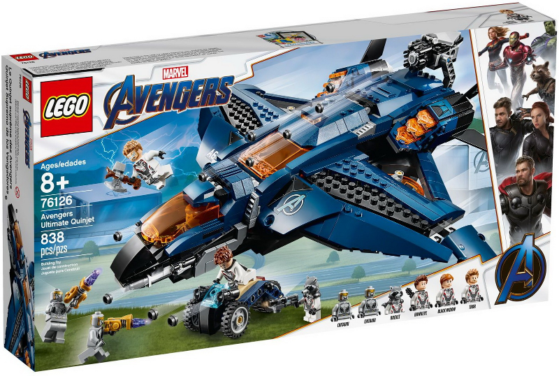 LEGO Super Heroes 76126 Parádní tryskáč Avengerů