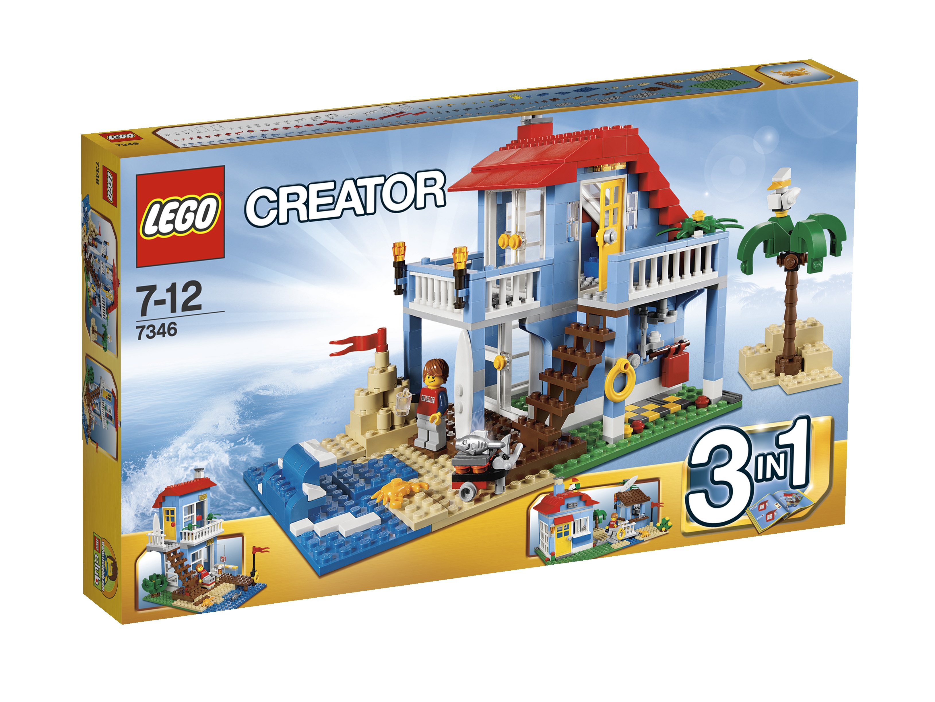 LEGO 7346 Creator - Plážový domek 3 v 1