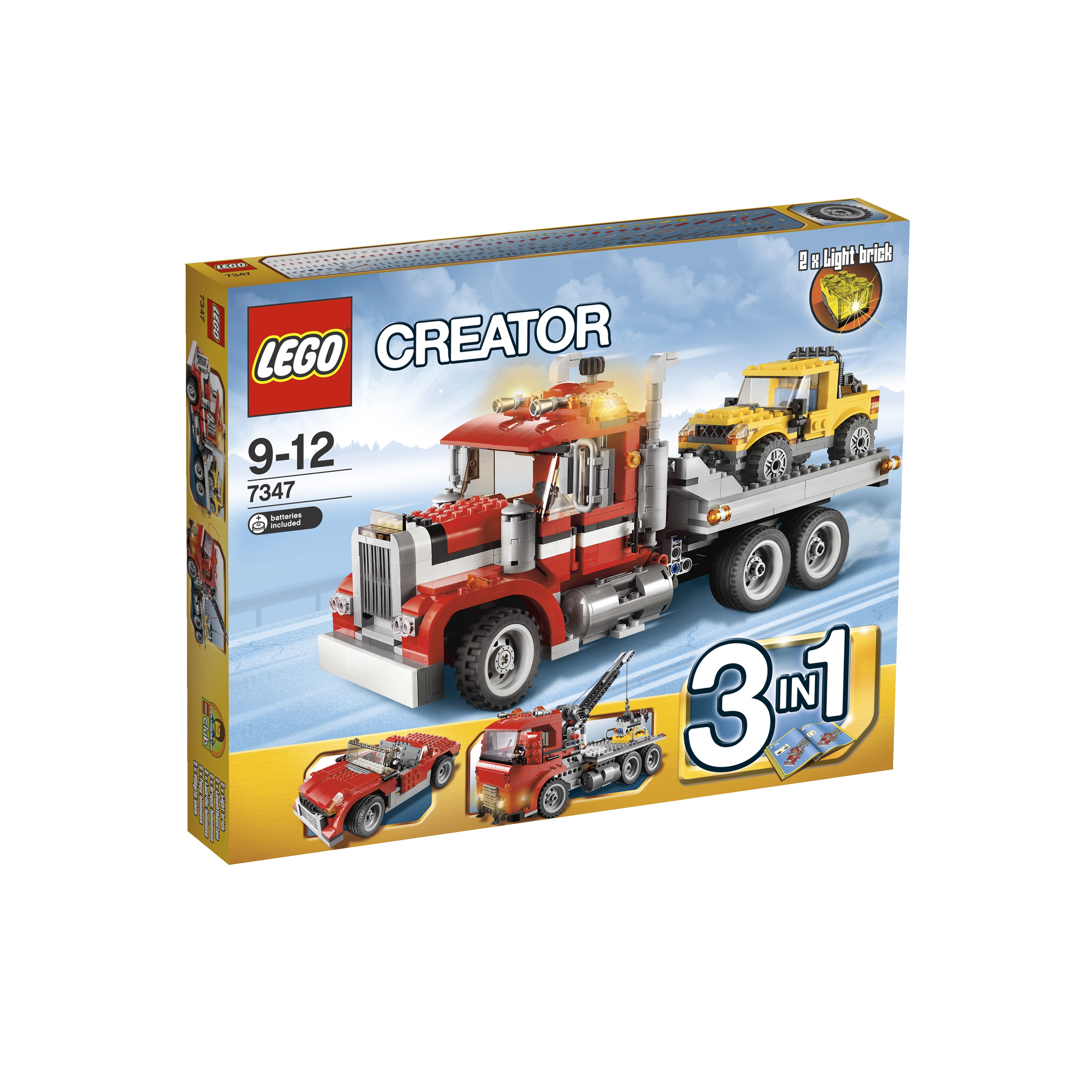 LEGO 7347 Creator - Dálniční odtah 3 v 1