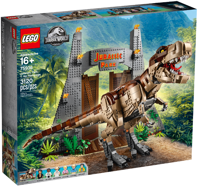 Lego 75936 Jurský park: Řádění T. rexe