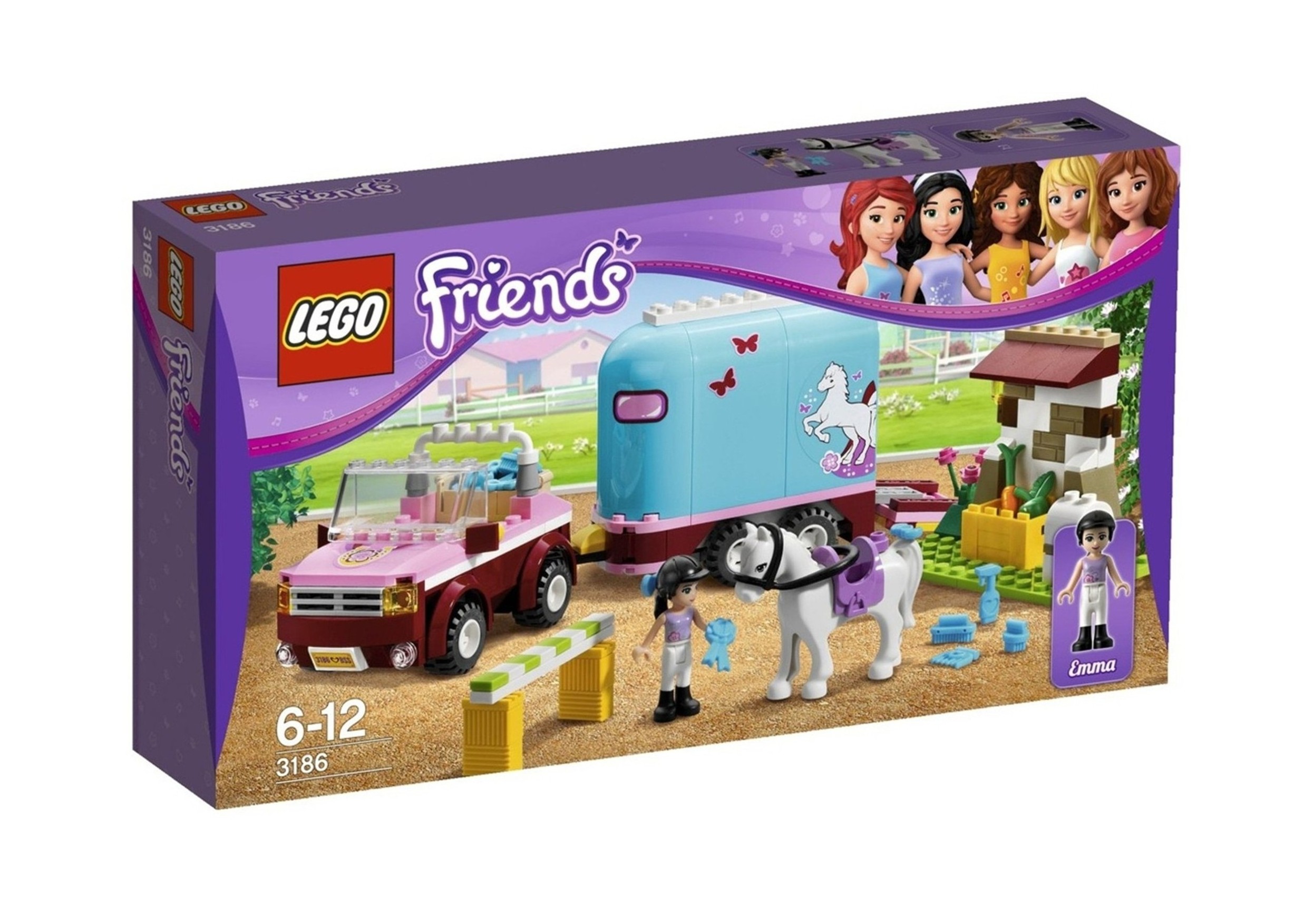 LEGO 3186 FRIENDS Emmin přívěs pro koně