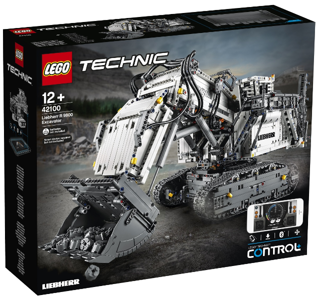 LEGO TECHNIC 42100 Bagr Liebherr R 9800