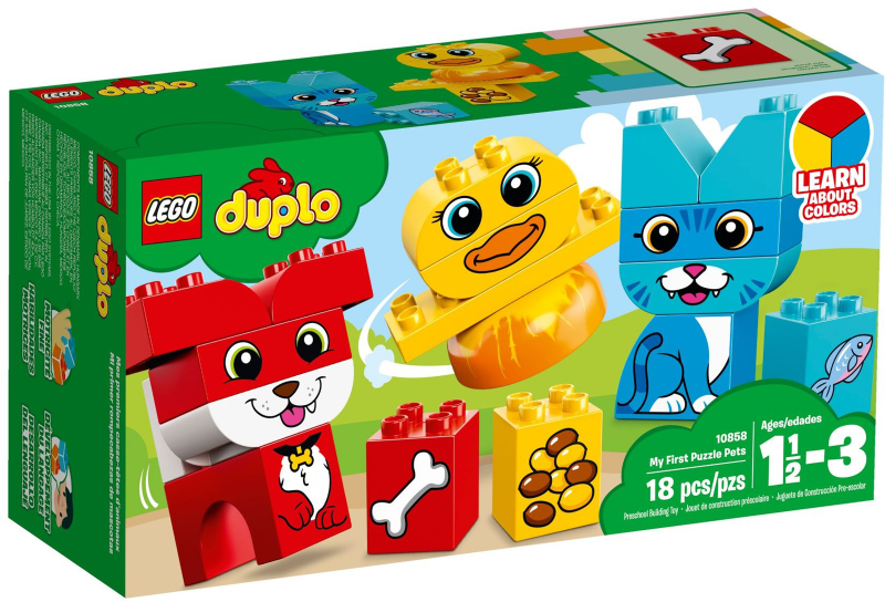 LEGO DUPLO 10858 Moji první skládací mazlíčci