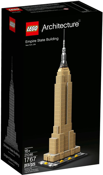 LEGO® Architecture 21046 Empire State Building - mirně pošk krabice