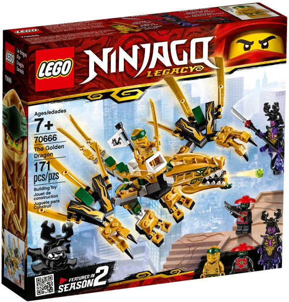 LEGO Ninjago 70666 Zlatý drak