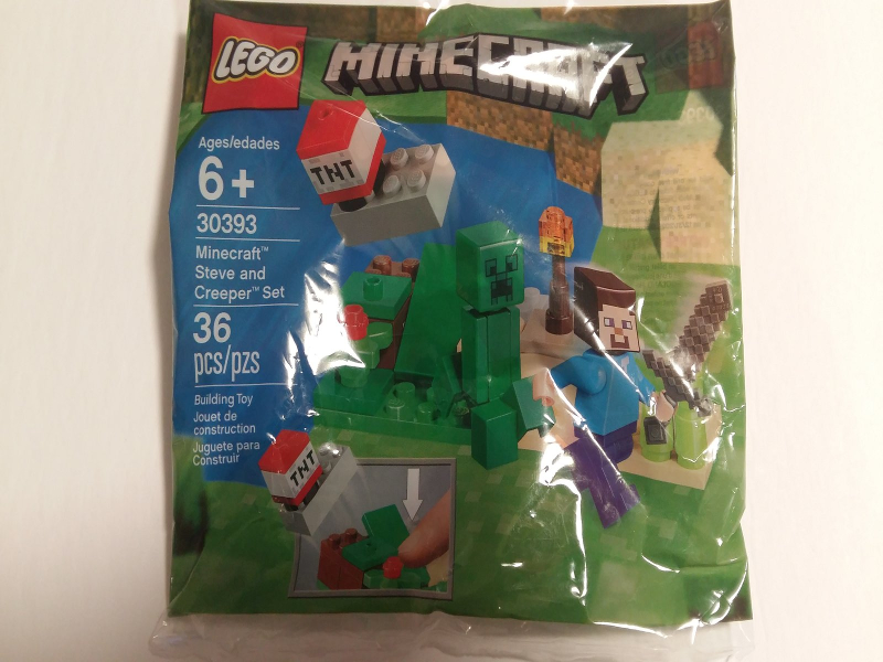 Lego 30393 Steve and Creeper Set (polybag)
