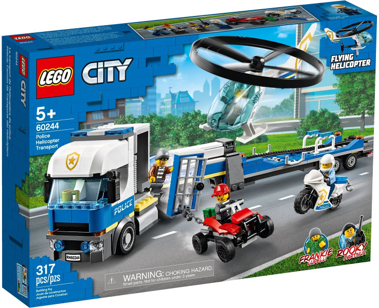 LEGO® CITY 60244 Přeprava policejního vrtulníku