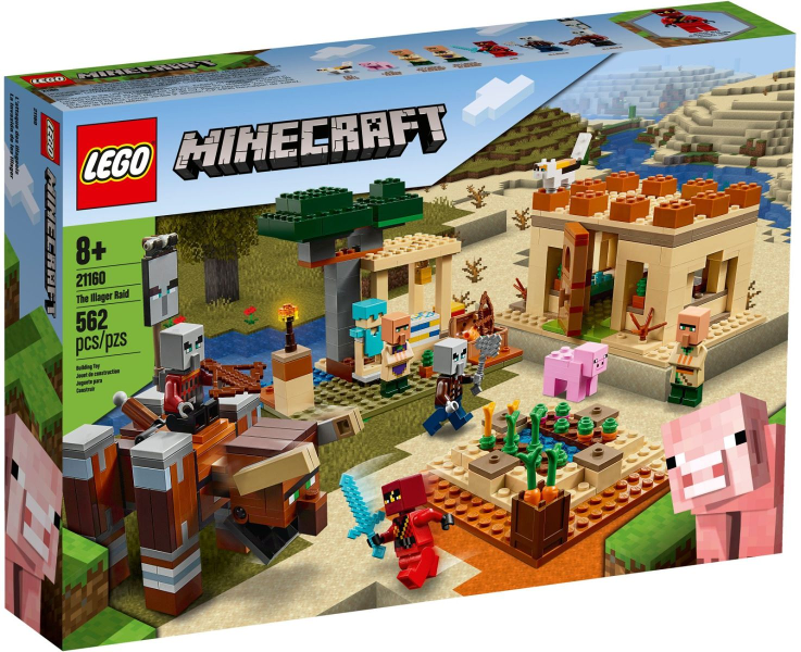 LEGO® Minecraft™ 21160 Útok Illagerů
