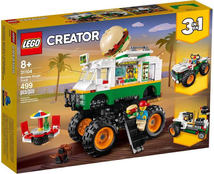 LEGO® Creator 31104 Hamburgerový monster truck