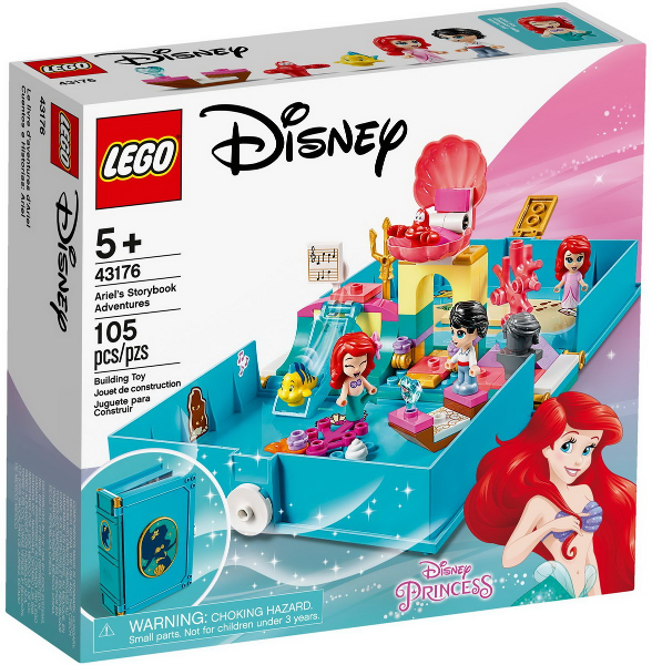 LEGO® I Disney Princess™ 43176 Ariel a její pohádková kniha dobrodružství
