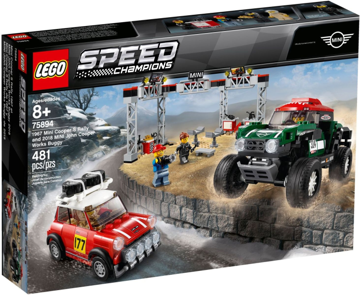 LEGO Speed Champions 75894 967 Mini Cooper S Rally a 2018 MINI John Cooper Works Buggy