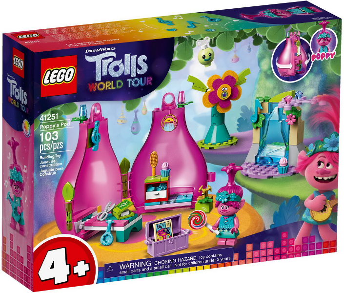 LEGO Trolls 41251 Poppy a její domeček