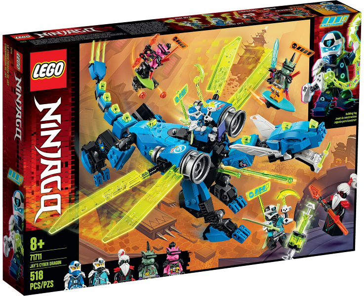 LEGO Ninjago 71711 Jayův kyberdrak