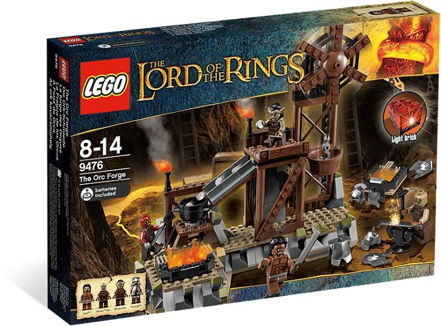 LEGO 9476 PÁN PRSTENŮ Kovárna Orků