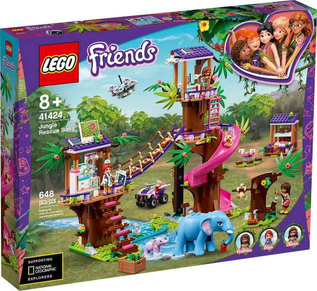 LEGO Friends 41424 Základna záchranářů v džungli