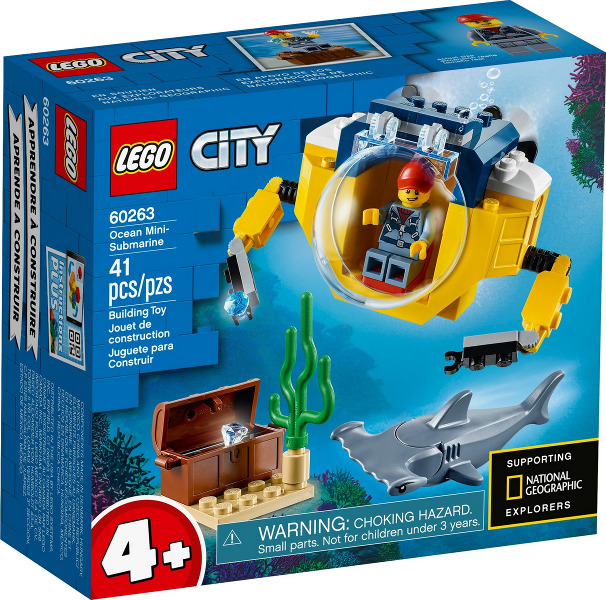 LEGO® CITY 60263 Oceánská mini ponorka