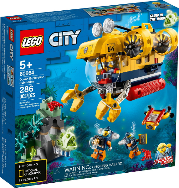 LEGO® CITY 60264 Oceánská průzkumná ponorka