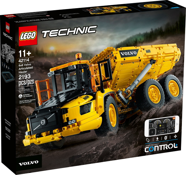 LEGO TECHNIC 42114 Kloubový dampr Volvo 6x6
