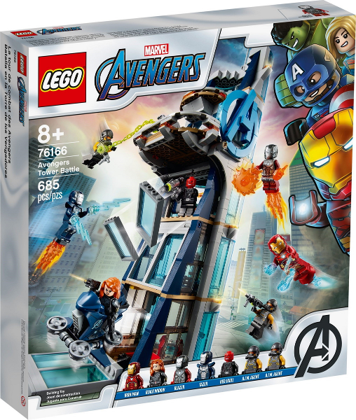 LEGO SUPER HEROES 76166 Boj ve věži Avengerů