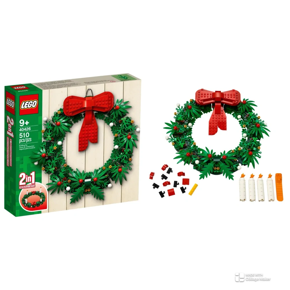 LEGO 40426 Vánoční věnec 2 v 1