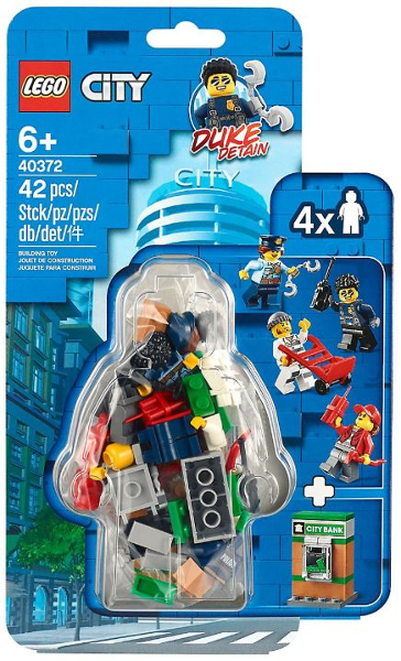LEGO CITY 40372 Policie - Sada doplňků s minifigurkami