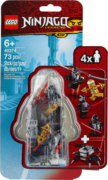 LEGO Ninjago 40374 Sada doplňků s minifigurkami - zlatý Zane