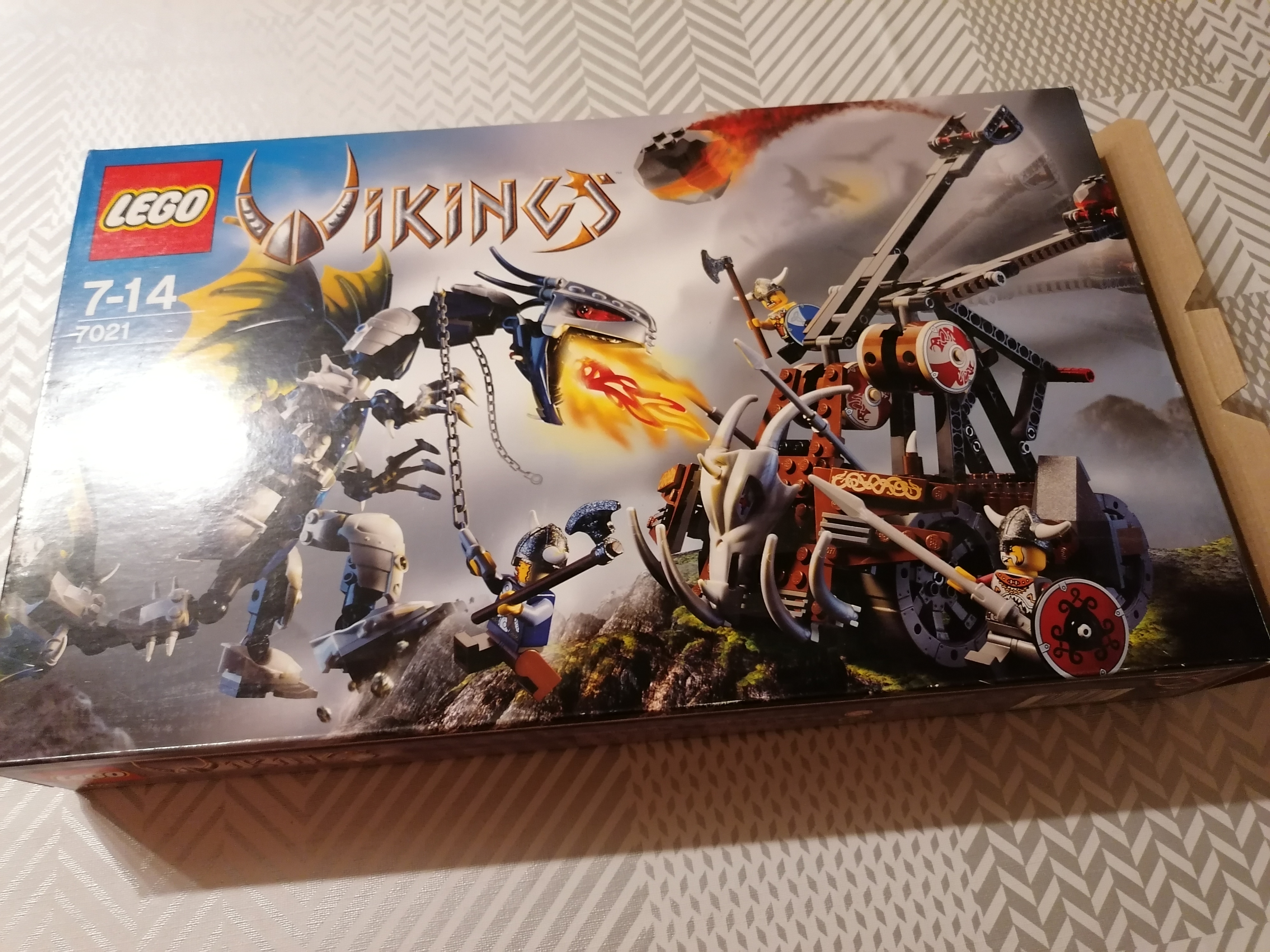 Lego 7021 dvojitý katapult - nová otevřená krabice