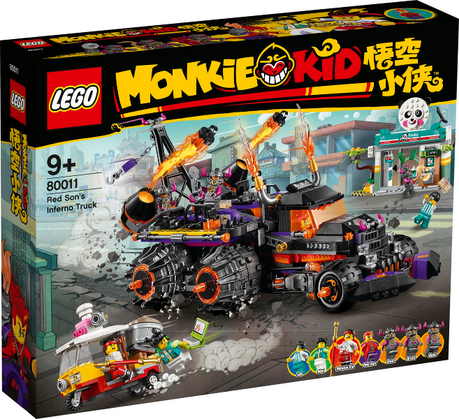 Lego Monkie Kid 80011 Pekelný vůz Red Sona