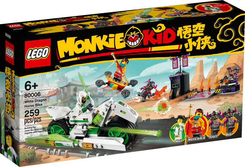 Lego Monkie Kid 80006 Bílý dračí kůň