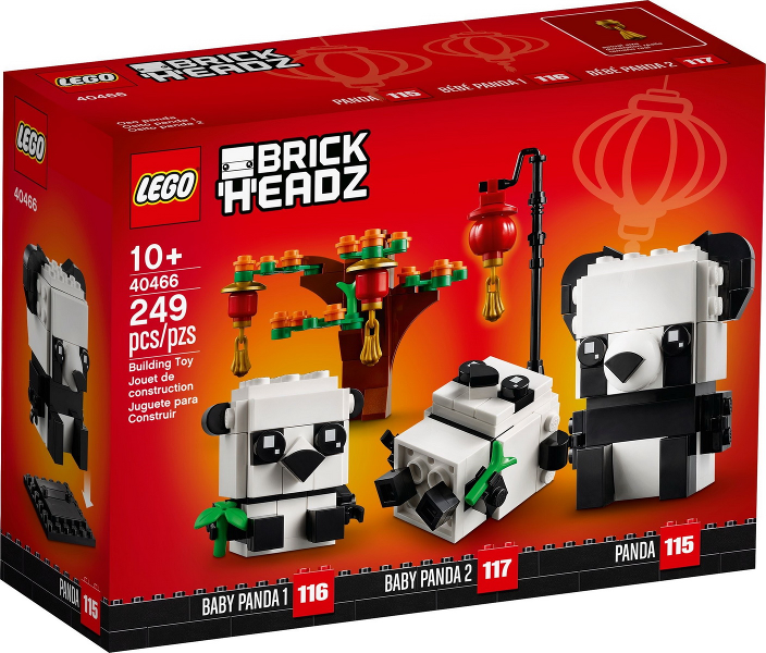 LEGO BrickHeadz 40466 Čínský Nový rok – Pandy