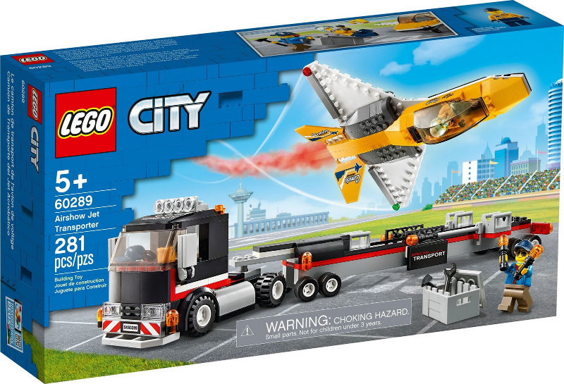 LEGO® CITY 60289 Transport akrobatického letounu