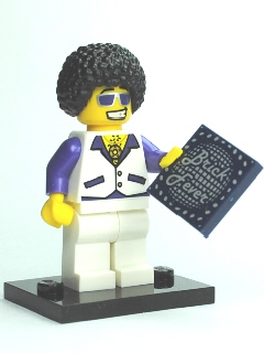 Disco Dude (col02-13) - LEGO 8684 Minifigs: Collectible minifigures: Series 2