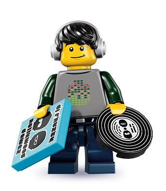 LEGO 8833 Minifigurky, série 8 - 12.diskžokej
