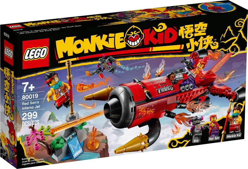 LEGO® Monkie Kid 80019 Pekelný tryskáč Red Sona
