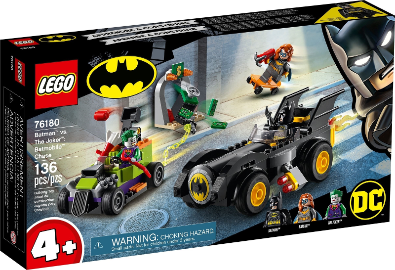 LEGO® DC Batman™ 76180 Batman™ vs. Joker™: Honička v Batmobilu