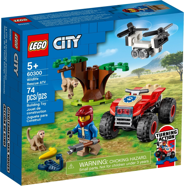 LEGO® CITY 60300 Záchranářská čtyřkolka do divočiny